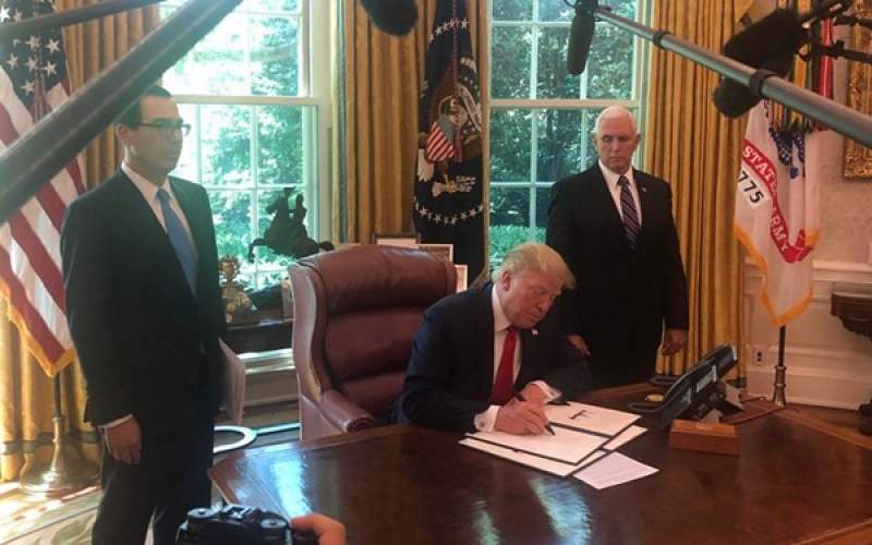 آمریکا نهاد رهبری، ظریف و فرماندهان سپاه را تحریم کرد